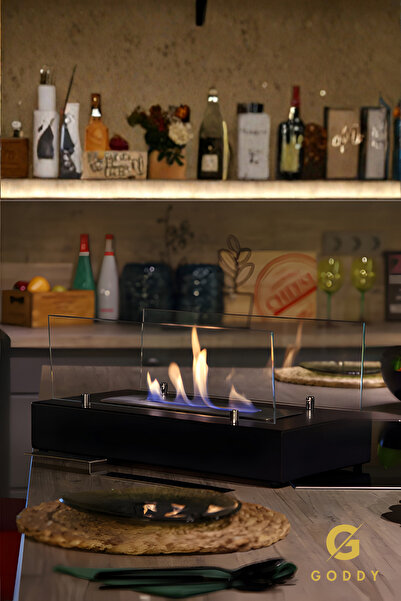 Goddy Art Design Masaüstü Bioethanol Masa Üstü Şömine