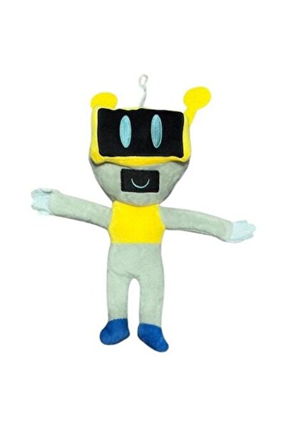 OEM Jucărie de plus Sprunki FunBot, Multicolor, 25 cm