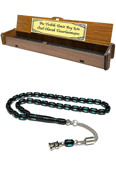 Fabula Silver Bürokrat Boy Tesbih Kişiye Özel Harfli Erkek Hediye Tespih