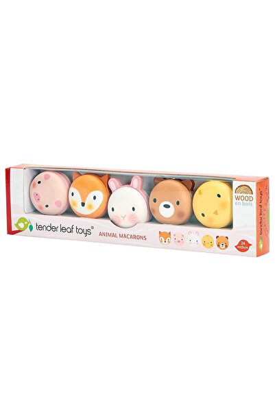 Tender Leaf Toys Macarons dulci, din lemn premium - Animal Macarons -