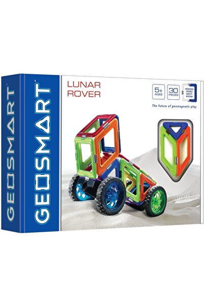 Smart Games Joc magnetic Geo Smart, Lunar Rover, Masina spatiala, 30 piese