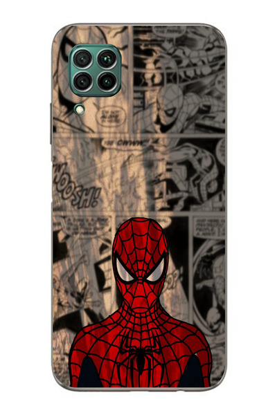 Elorakılıf Huawei P40 Lite Uyumlu Baskılı Yumuşak Silikon Şeffaf Telefon Kılıfı