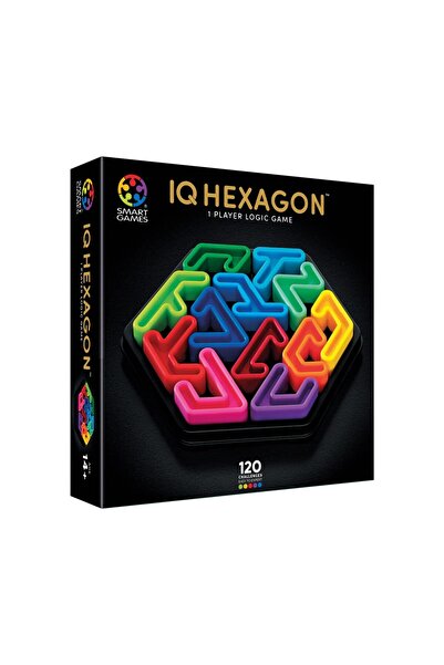 Smart Games - IQ Deluxe - Hexagon, logic game with 120 challenges, 14+ years,...