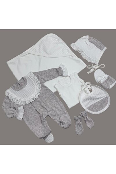 Baby day 👶 Babylola baby girl set – white with elegant beige lace