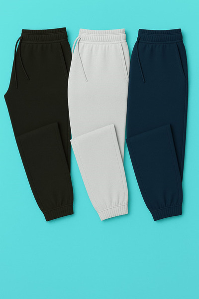 İnciTekstil Sweatpants 3 Colors Black, Gray, Navy Blue