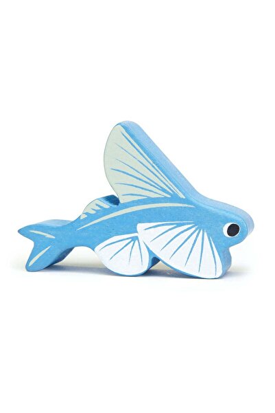 Tender Leaf Toys Figurina Peste Zburator, din lemn premium - Flying Fish -