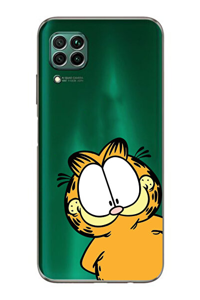 Elorakılıf Huawei P40 Lite Uyumlu Baskılı Yumuşak Silikon Şeffaf Telefon Kılıfı