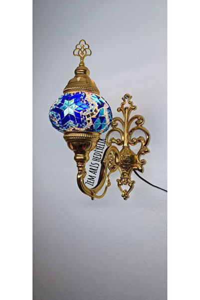 ZEM ARİS HEDİYELİK Gold Color Handmade Sconce