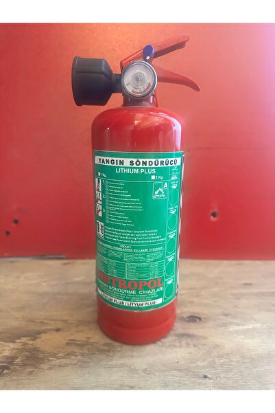 METROPOL 1 KG LITYUM PLUS ELEKTRIKLI ARAÇ YANGIN SÖNDÜRÜCÜ DÖRT YIL GARANTILI
