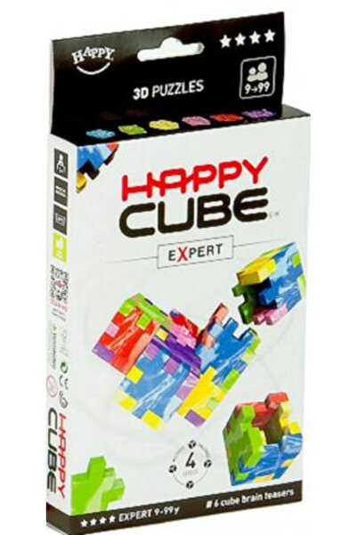 Smart Games - Happy Cube Colour Pack Expert, puzzle logic educational 2D-3D, 10+ ani