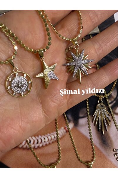 Finery by Nerrs سلسلة إزيمي زينكير شيمال ستار، طول السلسلة 45 سم