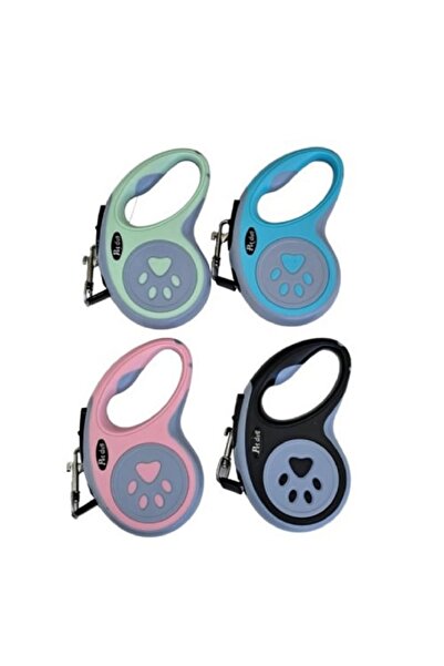 HESPERUS Otomatik Geri Çekilebilir Pati Desenli Köpek Gezdirme Tasması 5 Metre