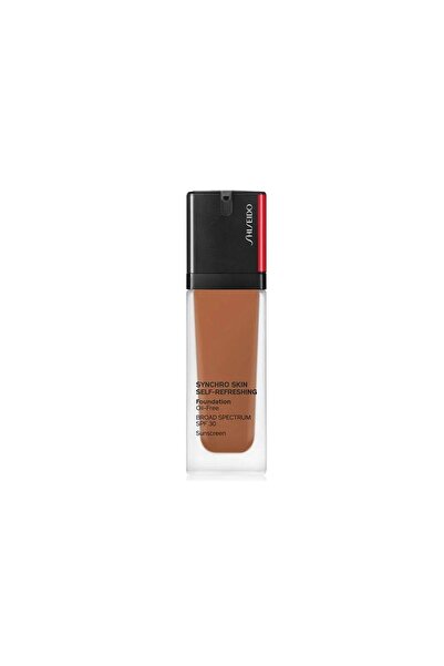 Shiseido , Synchro Skin Self-Refreshing, Oil Free, Liquid Foundation, 450, Copper, SPF 30, 30 ml