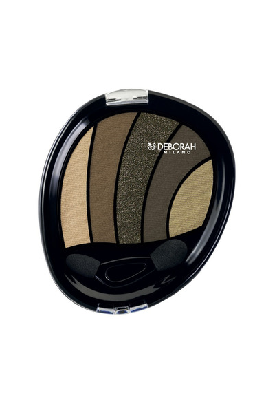 Deborah Τέλεια Σμόκι Παλέτα Ματιών, 05, Κακί, 5 Αποχρώσεις, 5 γρ. *Δείγμα