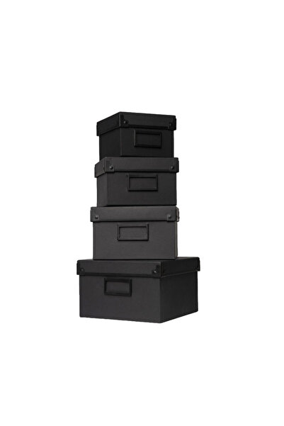 DEPOT Gift Boxes Set Depot:13 x 13 x 9 cm + 15.5 x 15.5 x 10 cm +17.5 x 17.5 ...