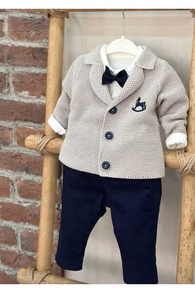 Nipperland Örgü Ceketli Erkek Takım