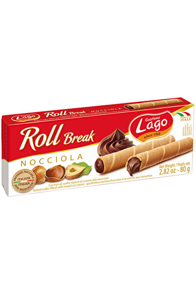 Gastone Lago Lago Roll Hazelnut 80g