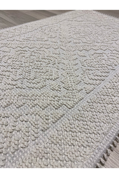 FeelHome Super Water Absorbent Cotton Rug Woven Bathroom Foot Mat & Towel 40X60