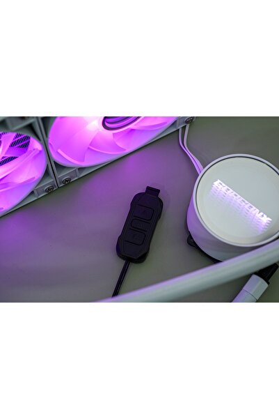 GORGONX Euryale 240 Argb White Liquid Cooling - Dual Fan - Mirror Pump - Quiet