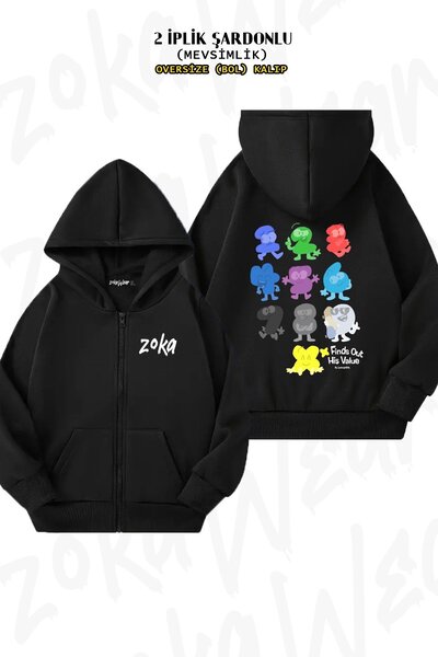 ZOKAWEAR Unisex BFDI X Finds Out His Value Cast 2 cu imprimeu supradimensiona...
