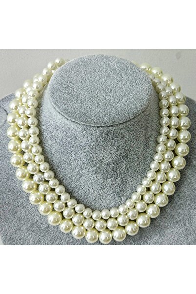 velve Colier din perle la baza gatului, Classic Charm, in cutie eleganta, Alb