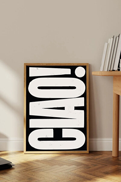 Dekorsiahome Τραπέζι σαλονιού κουζίνας με ξύλινο πλαίσιο μονοκόμματο TK1704