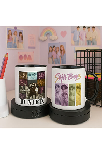 cakaybu كوب سيراميك من مجموعة Huntrix x Saja Boys K-Pop – قطعة واحدة