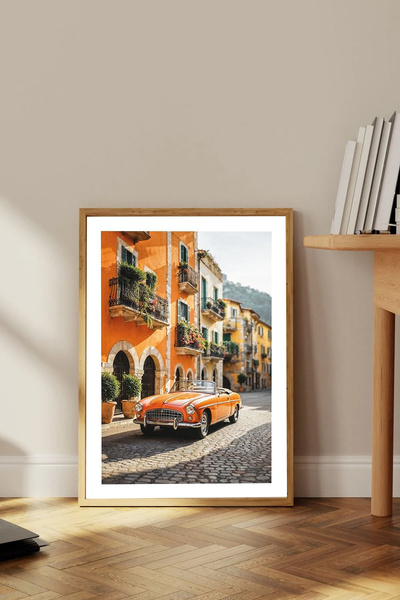 Dekorsiahome Τραπέζι σαλονιού κουζίνας με ξύλινο πλαίσιο μονοκόμματο TK1693