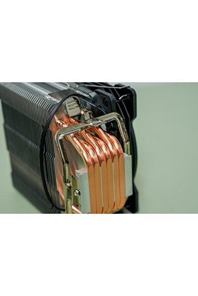 GORGONX مبرد وحدة المعالجة المركزية EURYALE 6P RGB - 6 أنابيب نحاسية - مروحة 120 مم - معجون حراري متضمن