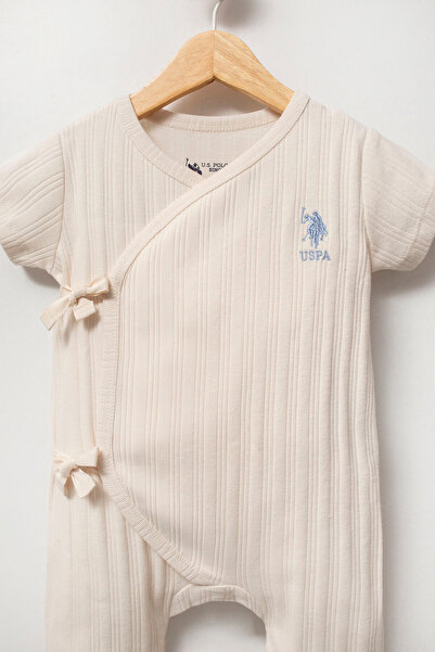 U.S. Polo Assn. U.S Polo Assn Boys' Jumpsuit Ecru Plain