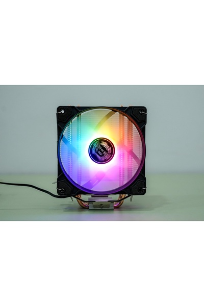GORGONX Euryale 4P Rgb Cpu Cooler - 4 Copper Pipes - 120mm Fan - Thermal Paste Included