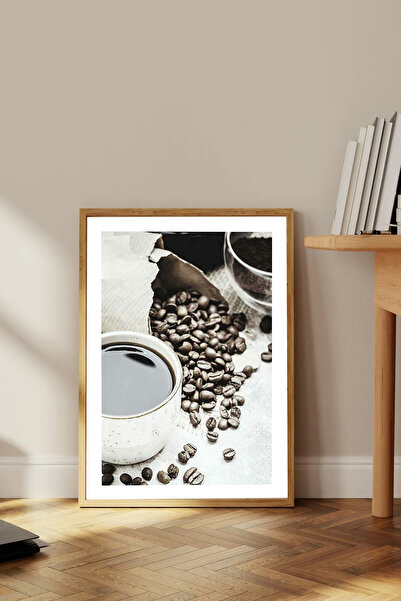 Dekorsiahome Masa dintr-o bucată cu cadru din lemn pentru sufragerie, sufrage...