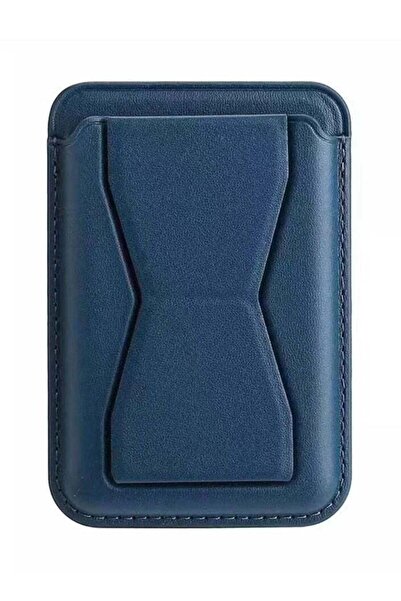 Generic حامل بطاقات بمشبك من الجلد من ماج سيف