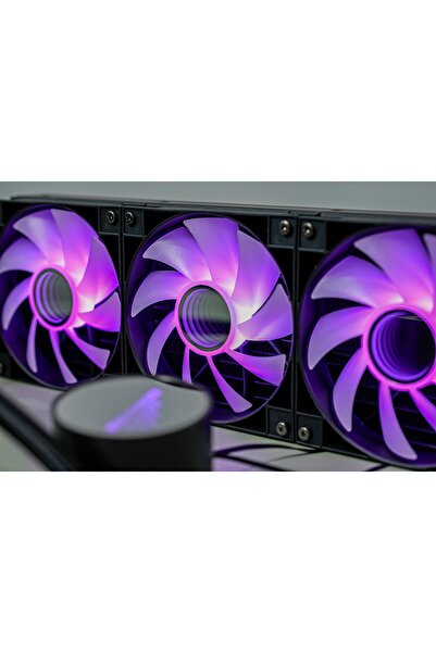 GORGONX Medusa 360 Argb Black Liquid Cooling - Triple Fan - Premium Pump - Quiet