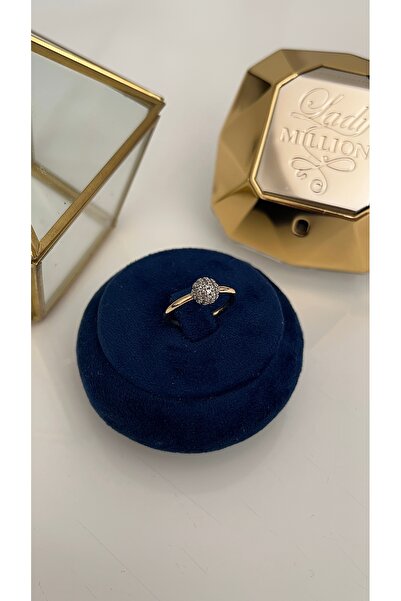 SU PERİSİ TAKI BİJUTERİ خاتم بتصميم قابل للتعديل مرصع بأحجار الزركون الذهبية المختلطة