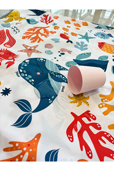 yorni 290x300cm, o1, 100% waterproof, for under high chairs, activity mat, machine washable