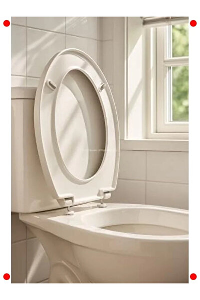 markentegra Metal Toilet Seat Hinge Set - Chrome Plated