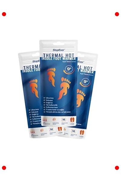 Genel Markalar Termal Ayak Tabanı Isıtıcıları - 3'lü Paket