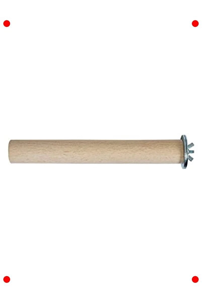 NETWORK ART Wooden Parrot Perch - 20cm Length, 3cm Diameter