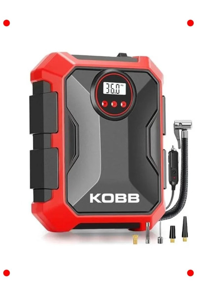 markentegra 12V Tire Inflator Pump with Digital Pressure Gauge