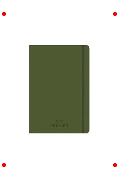 markentegra دفتر ملاحظات مربع بغلاف مقوى مقاس A4 - 96 ورقة كاكي