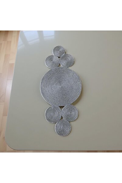 myistasyon "tarzınızı evinize yansıtın" Jute, Wicker, Decorative Tablecloth, Runner, American Service, Coffee Table Cover 85X37