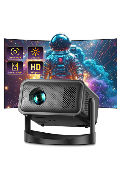 OEM 2025 New P16 Smart Projector Android 11 WiFi6 4K Mini Portable Home Theater