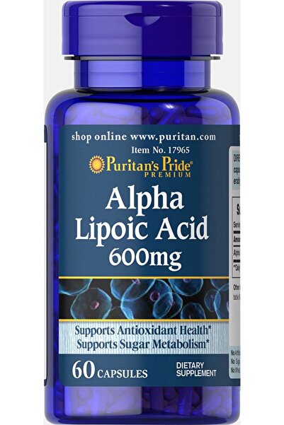 Puritan's Pride Puritans Pride Alpha Lipoic Acid 600 mg, 60 Caps
