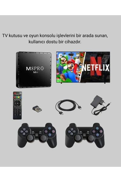 shopwave 10K Ultra Hd M8Pro Mini 2 – 64Gb Storage, Android 12, Gaming and Tv Experience in One