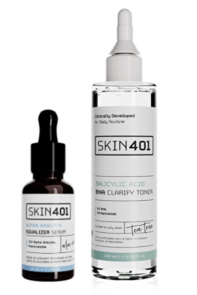 Skin401 Koyu Leke Ve Siyah Nokta Bakim Rutini (Karma ve Yagli Cilt Tipleri)