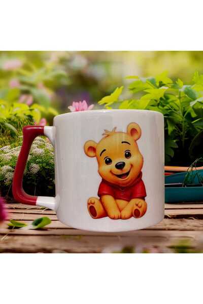 GameFruy Cute Character Double Sided Printed Mug - Ceramic Tea, Coffee Gift Cup Red Luxury