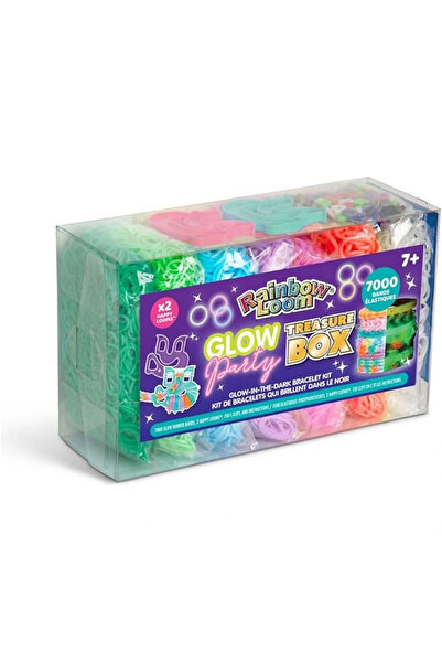 My Reality Fashion Rainbow Loom Glow in the Dark Treasure Box