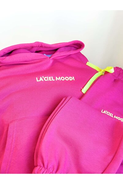 Pinkitokids Laciel Mood Hooded Set Fuchsia