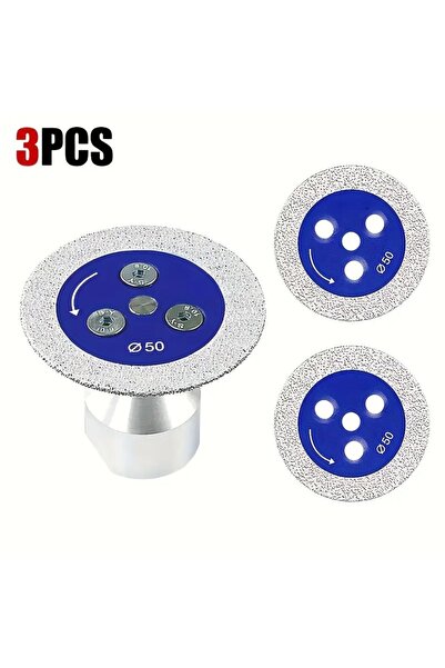 BGA M14 mavi elmas disk testere 50mm avuç içi taşlama uyumlu mermer fayans ka...
